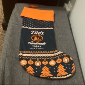 NWOT Tito's Vodka Holiday Stocking